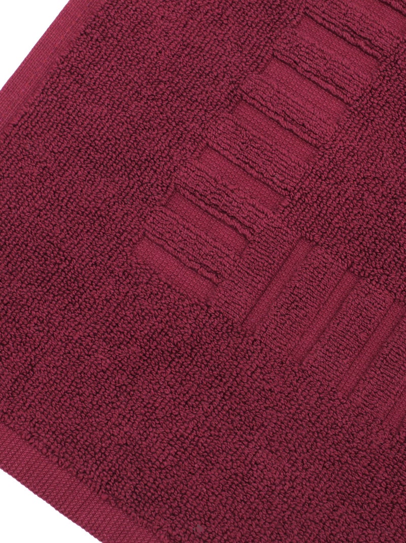 Tapis de bain PURE Bordeaux - Kiabi