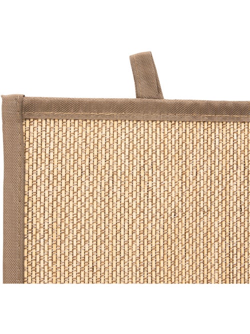 Tapis de bain rectangulaire en bambou STEMY - Kiabi