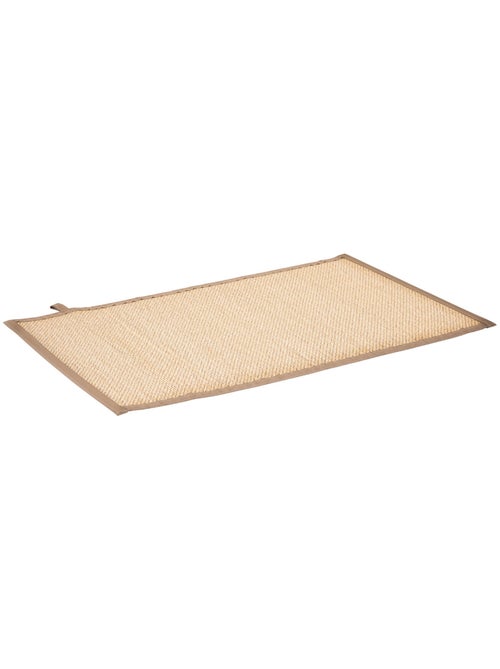 Tapis de bain rectangulaire en bambou STEMY - Kiabi