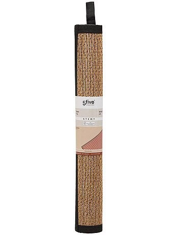 Tapis de bain rectangulaire en bambou stemy