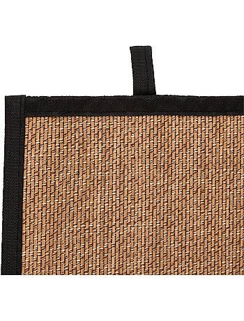 Tapis de bain rectangulaire en bambou stemy
