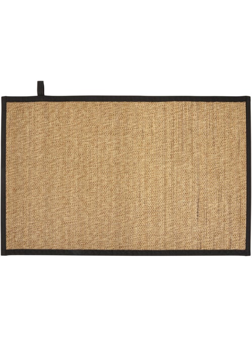 Tapis de bain rectangulaire en bambou STEMY - Kiabi