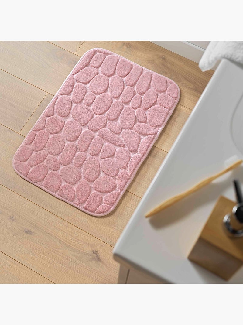 Tapis de bain Ricochet Rose poudré - Kiabi