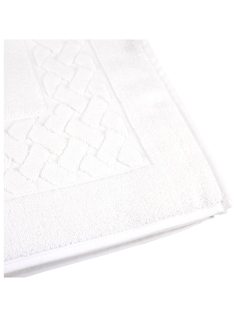 Tapis de bain ROYAL CRESENT Blanc - Kiabi