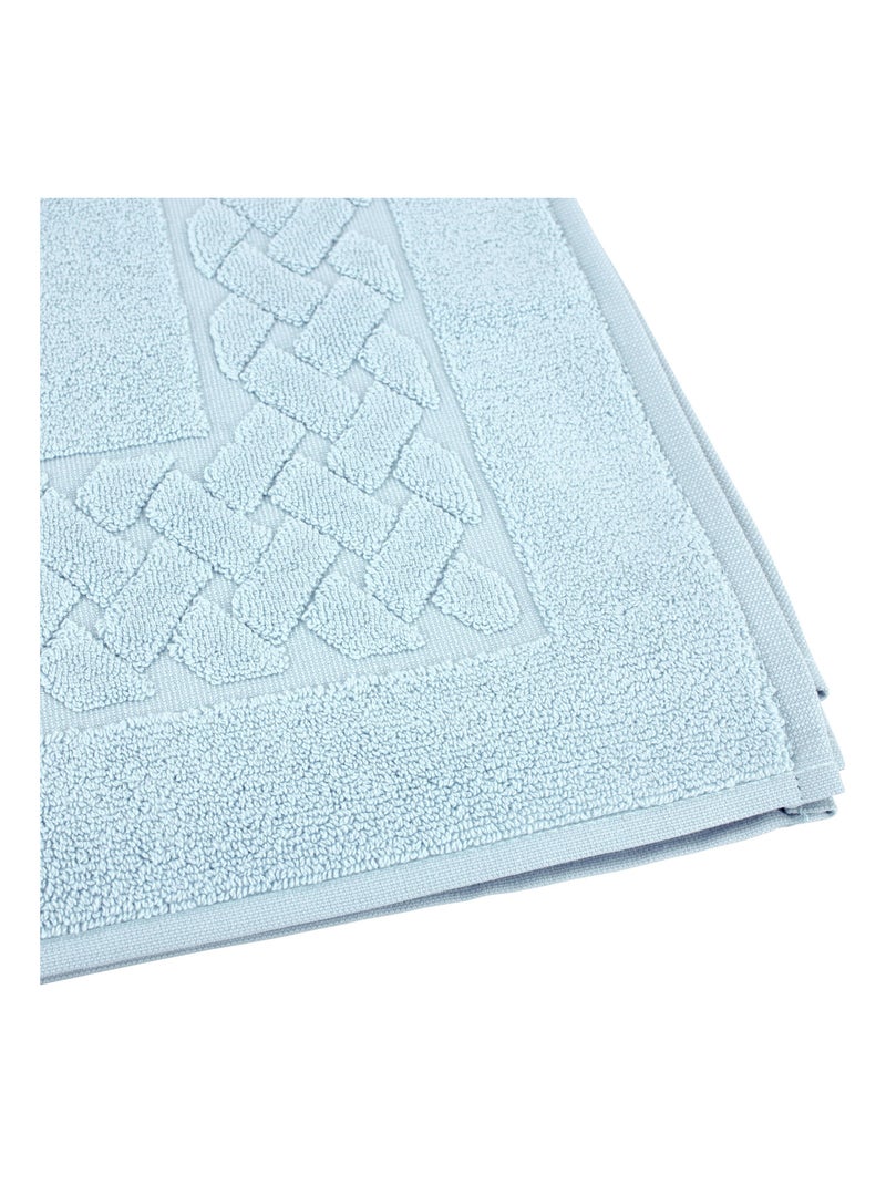 Tapis de bain ROYAL CRESENT Bleu clair - Kiabi
