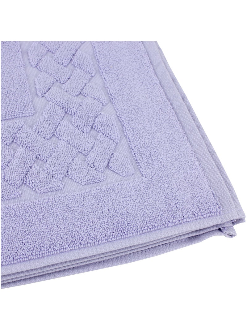 Tapis de bain ROYAL CRESENT Bleu lavande - Kiabi