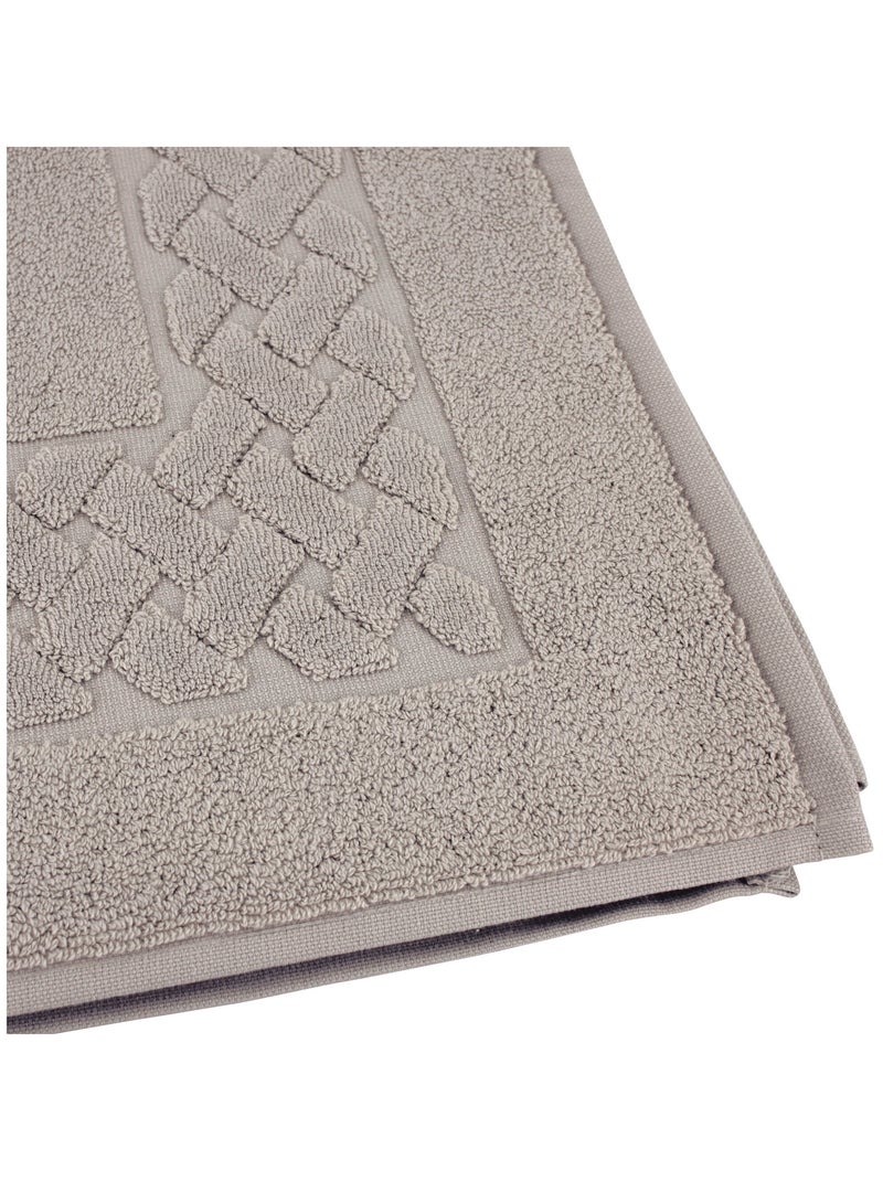 Tapis de bain ROYAL CRESENT Gris souris - Kiabi