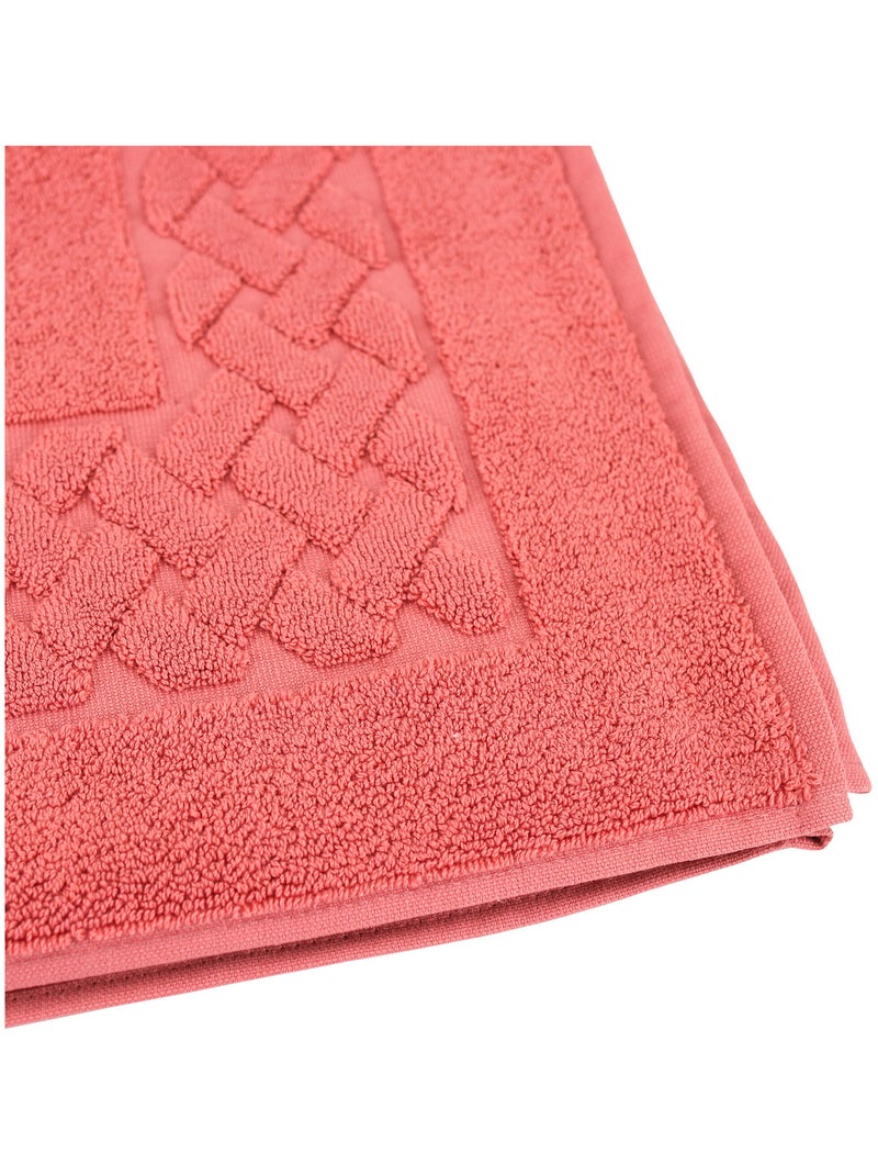 Tapis de bain ROYAL CRESENT Rouge foncé - Kiabi