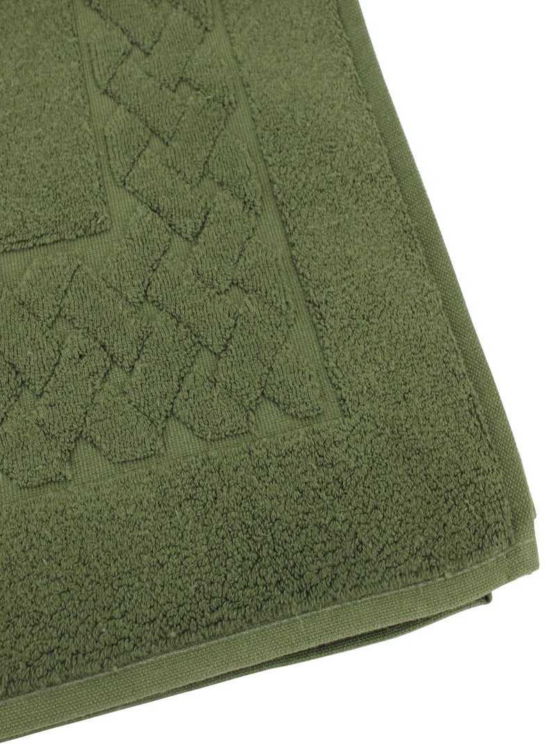 Tapis de bain ROYAL CRESENT Vert bouteille - Kiabi