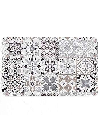 Tapis de Bain Salou Ultra-Absorbant - Effet Mosaïque Carrelage