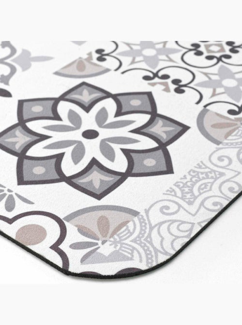 Tapis de Bain Salou Ultra-Absorbant  - Effet Mosaïque Carrelage - Kiabi