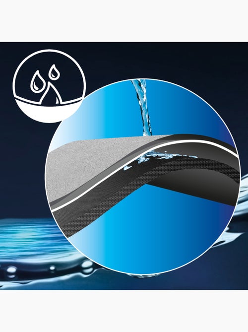 Tapis de Bain Salou Ultra-Absorbant  - Effet Mosaïque Carrelage - Kiabi