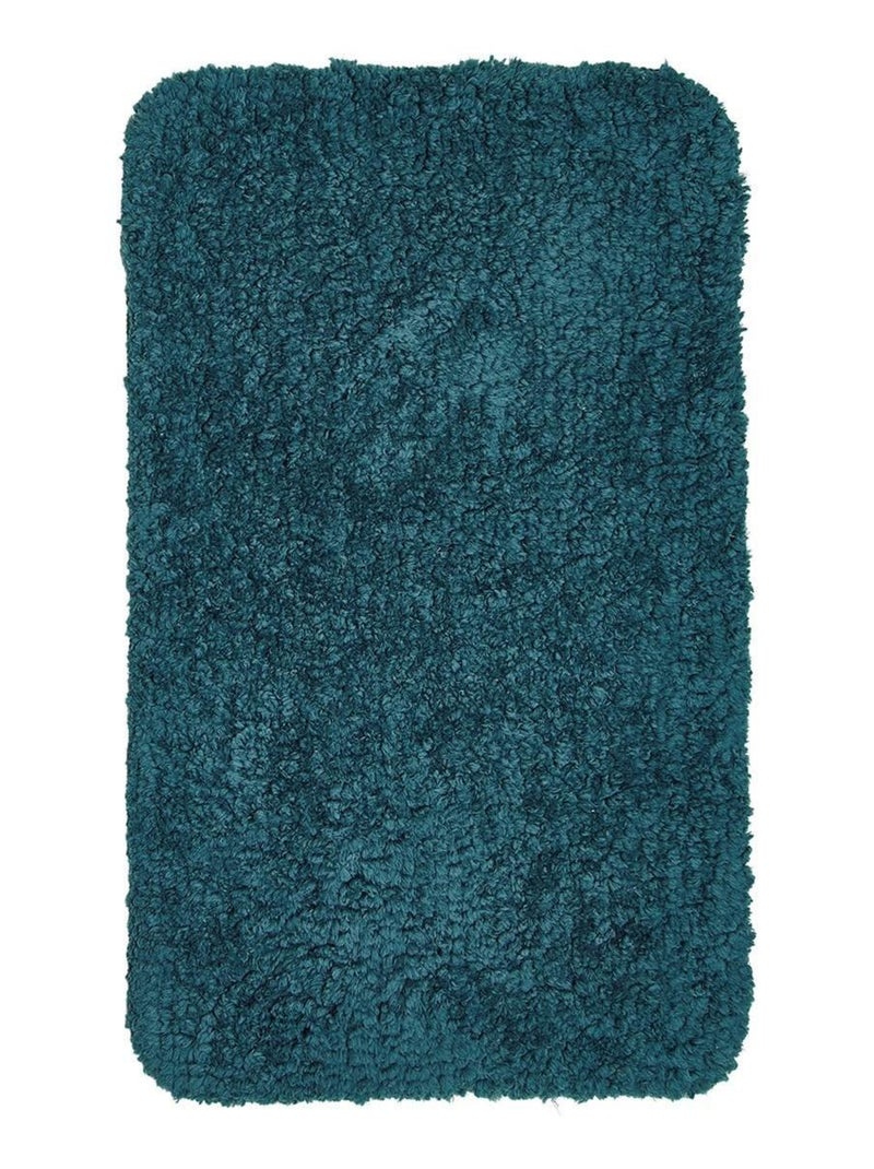 Tapis de bain tufté uni ESSENTIAL Bleu - Kiabi