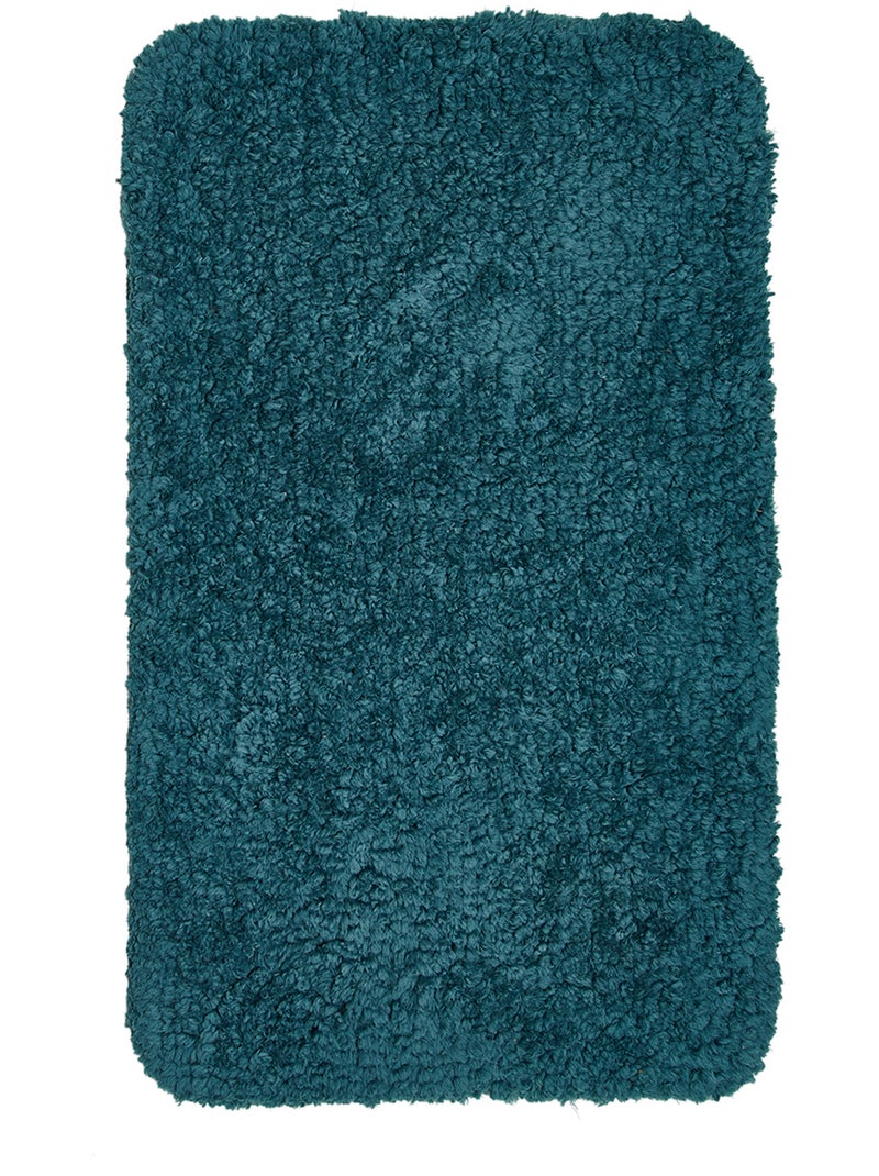 Tapis de bain tufté uni ESSENTIAL Bleu - Kiabi