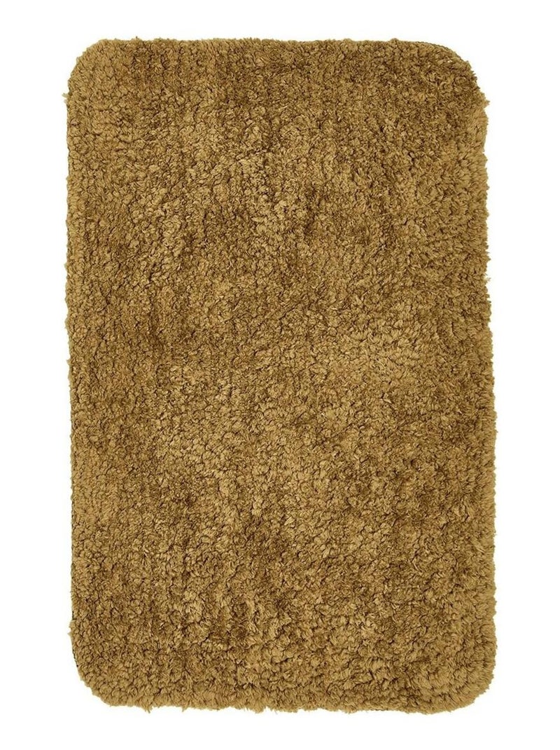 Tapis de bain tufté uni ESSENTIAL Bronze - Kiabi