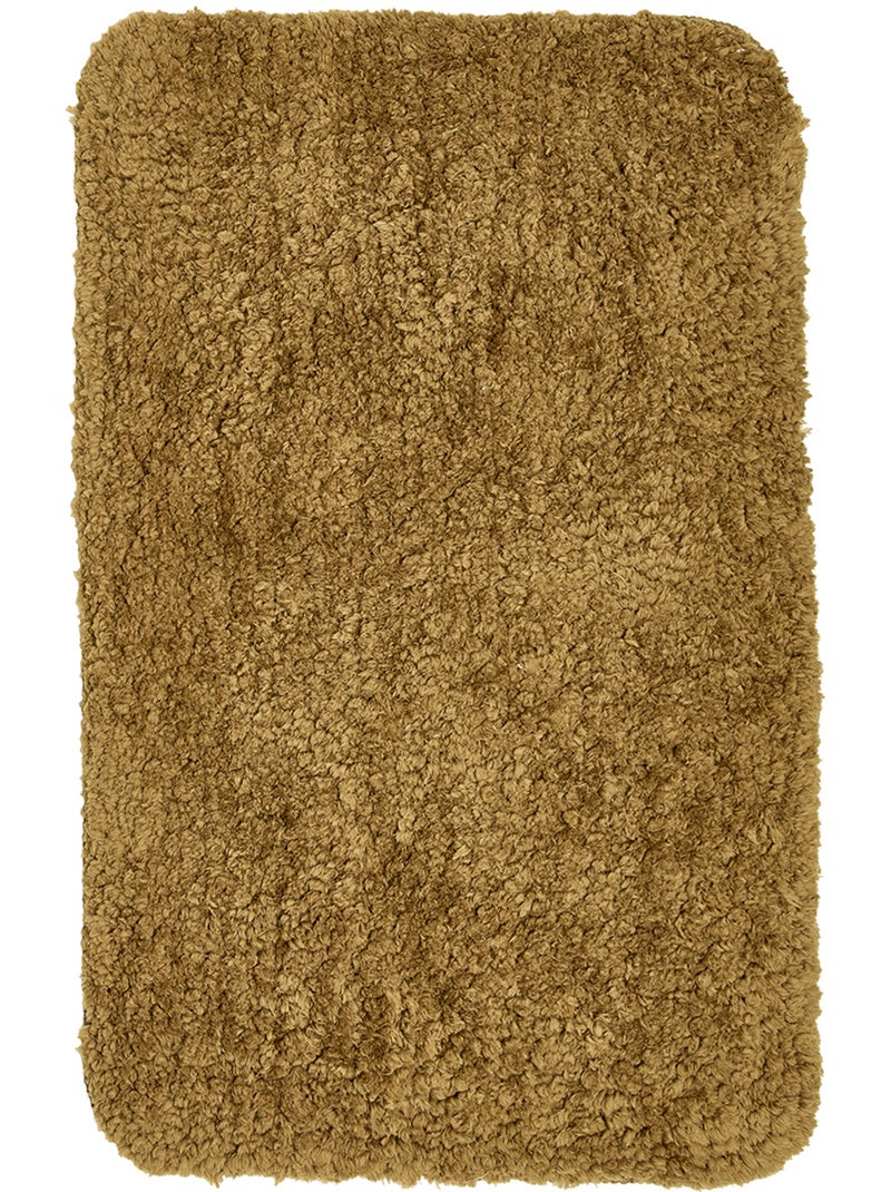 Tapis de bain tufté uni ESSENTIAL Bronze - Kiabi