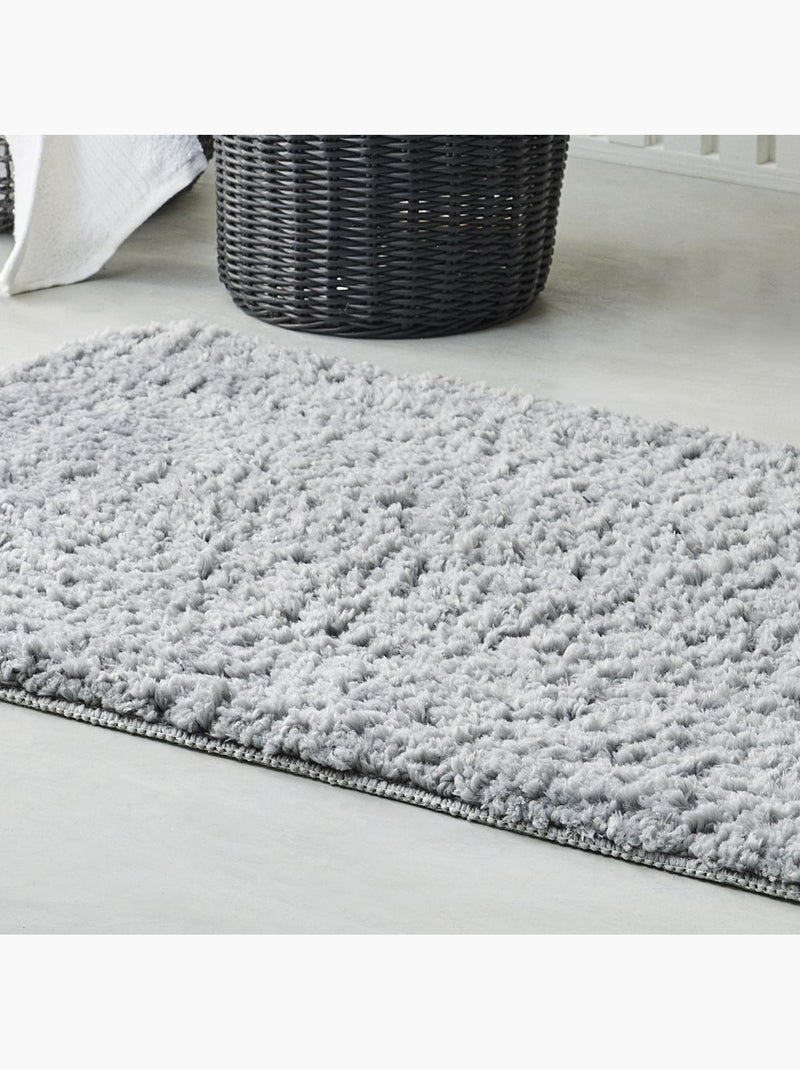 Tapis de bain tufté uni ESSENTIAL Gris - Kiabi