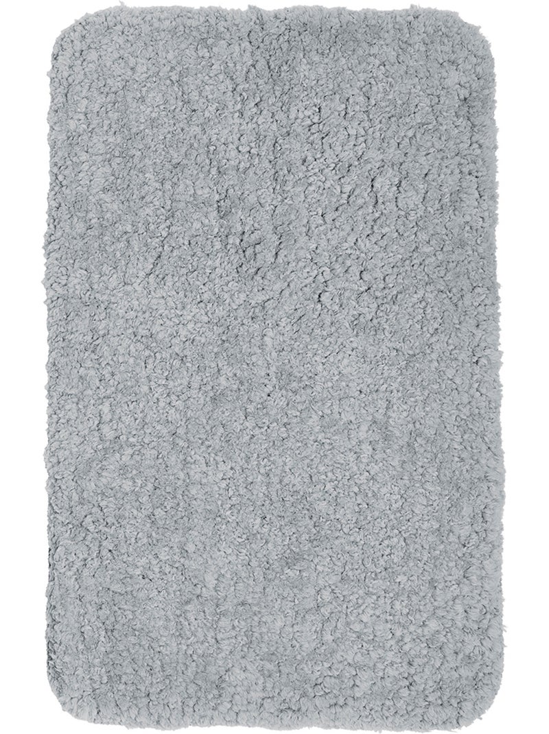 Tapis de bain tufté uni ESSENTIAL Gris - Kiabi
