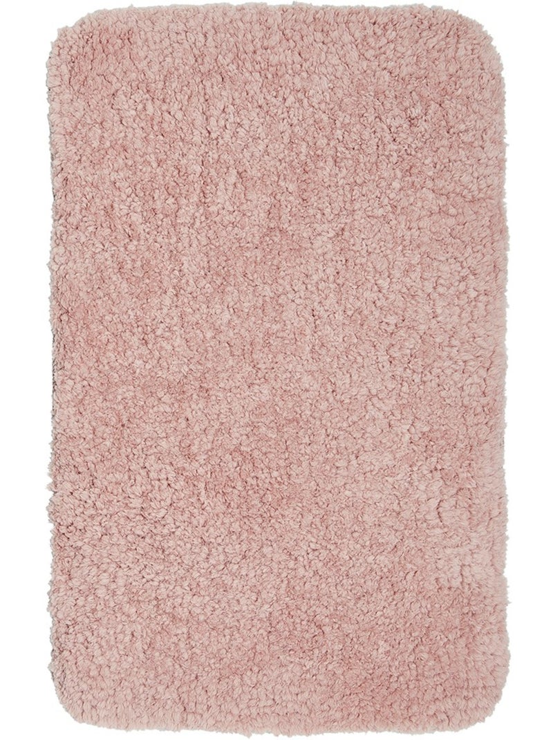 Tapis de bain tufté uni ESSENTIAL Rose - Kiabi