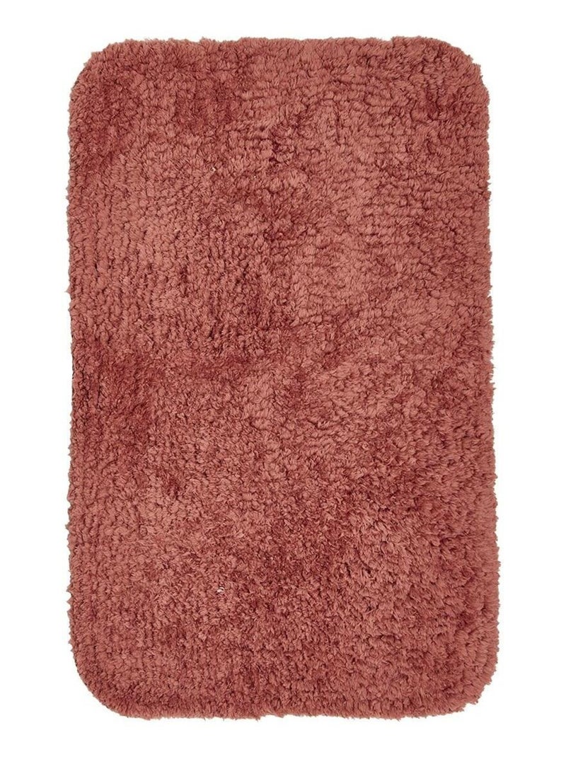 Tapis de bain tufté uni ESSENTIAL Rouge - Kiabi
