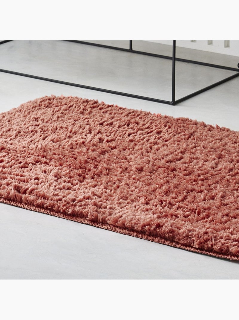 Tapis de bain tufté uni ESSENTIAL Rouge - Kiabi