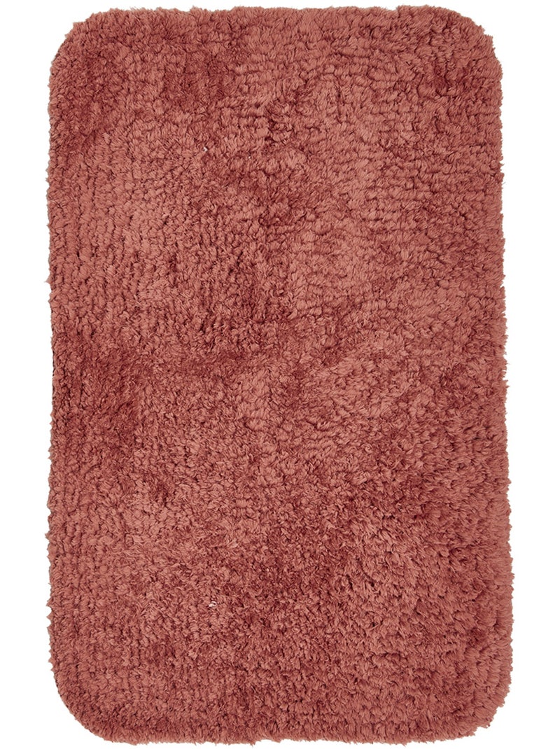 Tapis de bain tufté uni ESSENTIAL Rouge - Kiabi