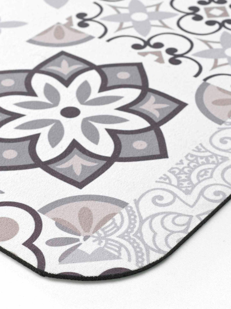 Tapis de bain ultra absorbant antidérapant pour salle de bain Blanc - Kiabi