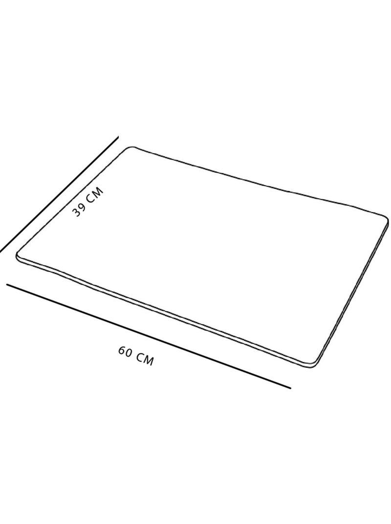 Tapis de bain ultra absorbant diatomite BATHROOM Blanc - Kiabi
