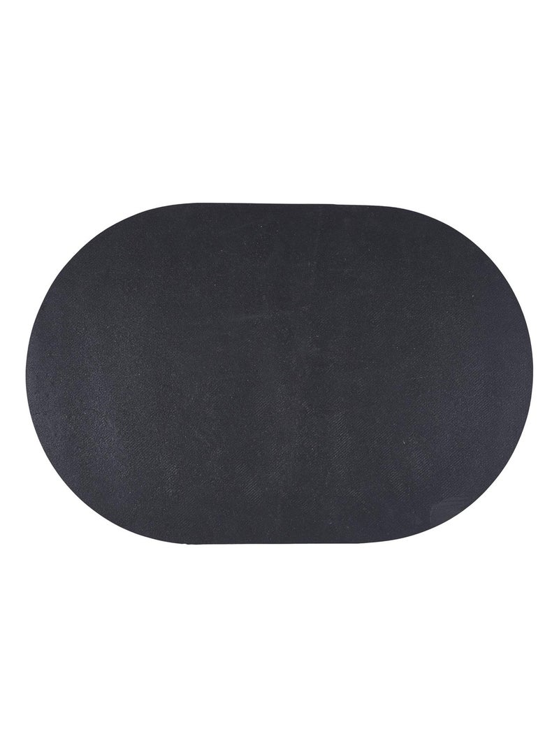 Tapis de bain ultra absorbant EPURE Ovale Blanc - Kiabi