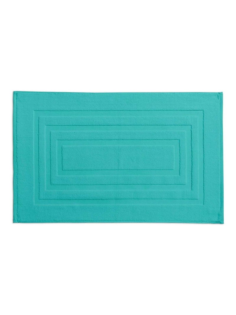 Tapis de bain Uni 'COLLECTION' 'TODAY' Bleu - Kiabi