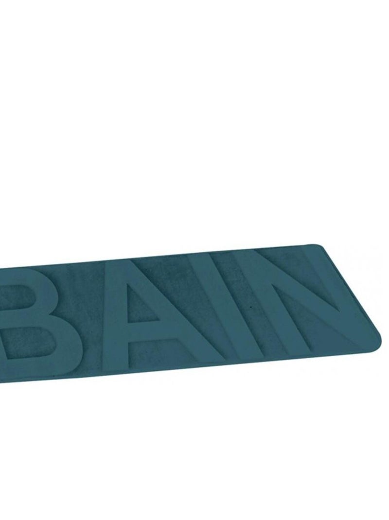 Tapis de bain Vitamine Collection Bain uni Bleu outremer - Kiabi