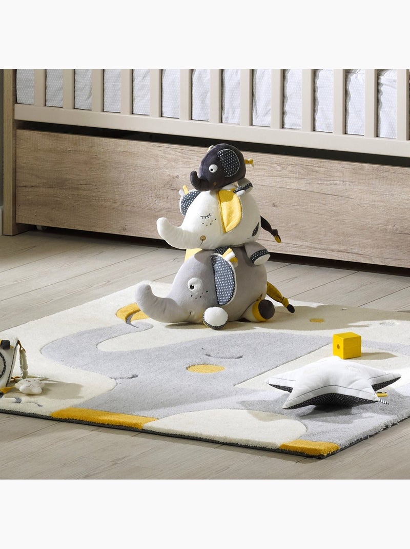Tapis de chambre en acrylique - SAUTHON Gris - Kiabi