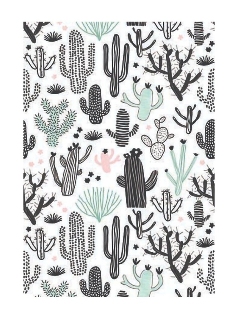 Tapis de chambre Enfant CACTUS Blanc - Kiabi