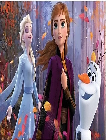 Tapis de chambre enfant Reine des Neiges