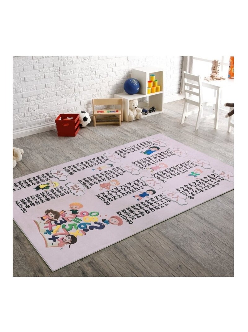 Tapis de chambre Multiplication Rose - Kiabi