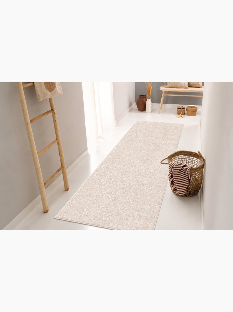 Tapis de couloir classique - 80x150 / gris Gris - Kiabi