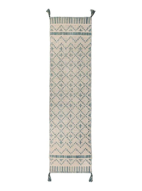 Tapis de couloir coton recyclé Leela - Kiabi