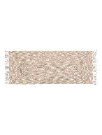 Tapis de couloir Floral Collection 80x200 cm jute coton