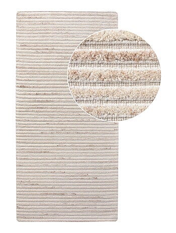 Tapis de couloir Mango - Tapis de couloir, tufté main, ivoire 80x180 cm