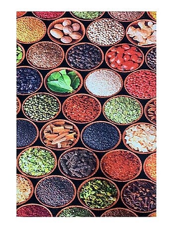 Tapis de cuisine 50x180 cm Polyester Kitch Misir