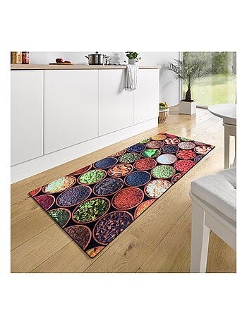 Tapis de cuisine 50x180 cm Polyester Kitch Misir