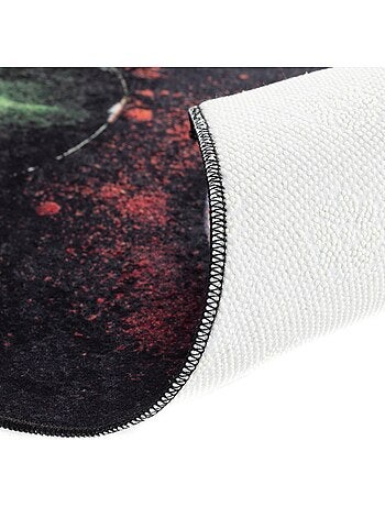 Tapis de Cuisine Antidérapant Design Épices - 50x180 / Noir