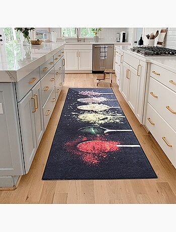 Tapis de Cuisine Antidérapant Design Épices