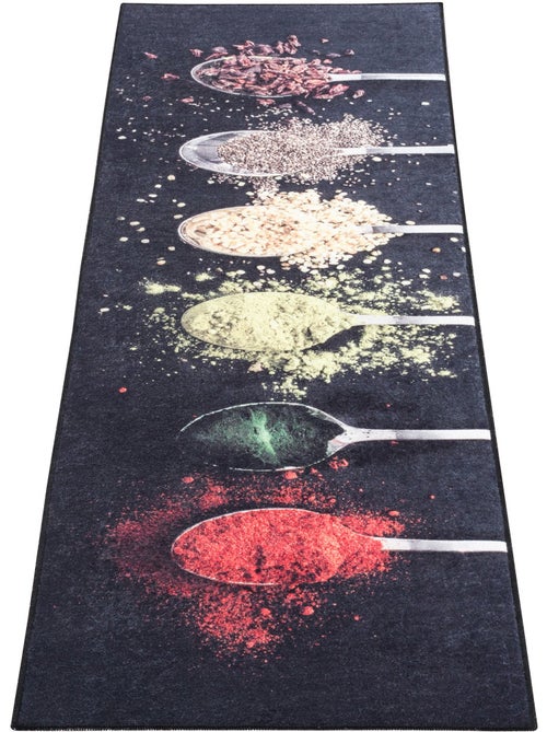 Tapis de Cuisine Antidérapant Design Épices - Kiabi Tapis de Cuisine Antidérapant Design Épices - Kiabi