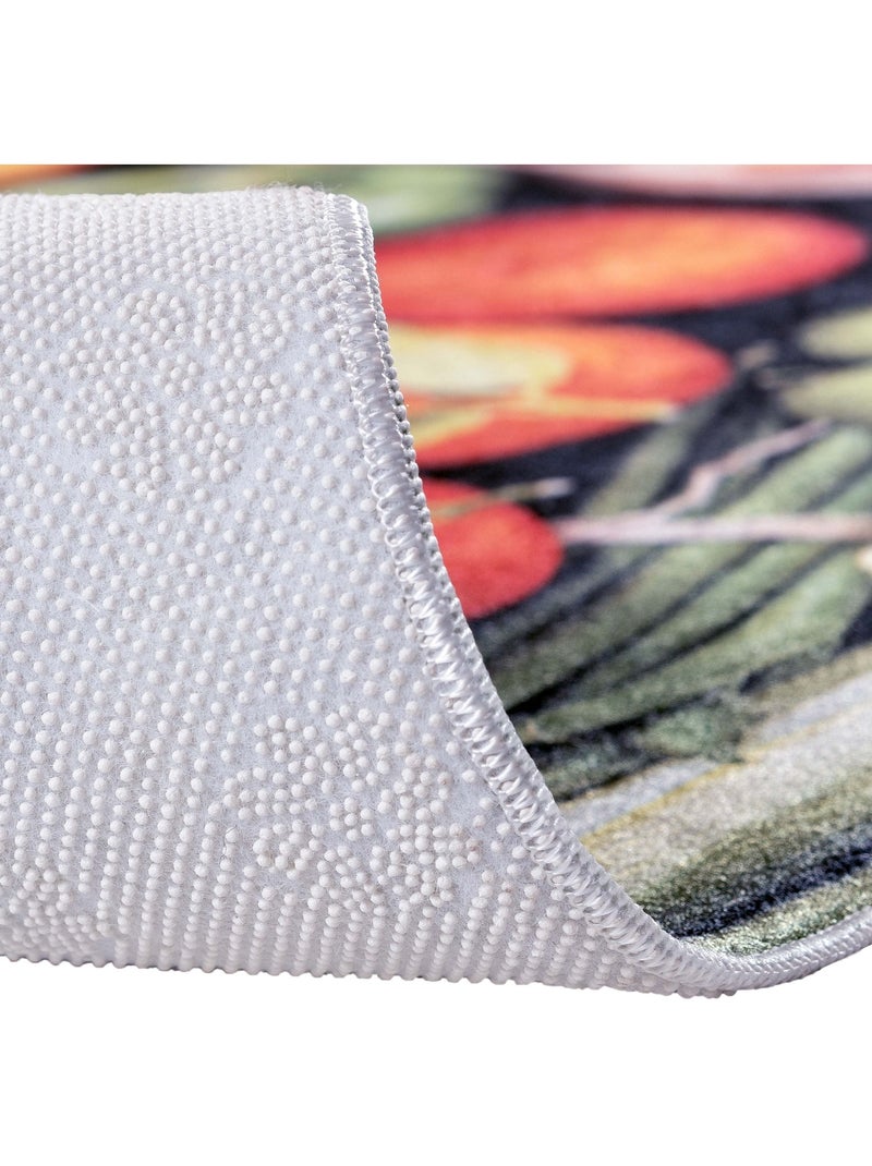 Tapis de Cuisine Antidérapant « Légumes Frais » - 120x170 / Multicolore Multicolore - Kiabi