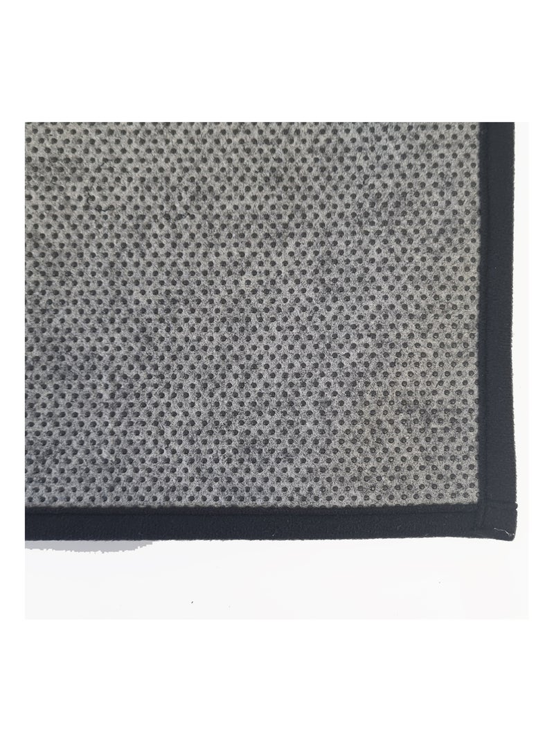 Tapis de cuisine bon appétit Noir - Kiabi