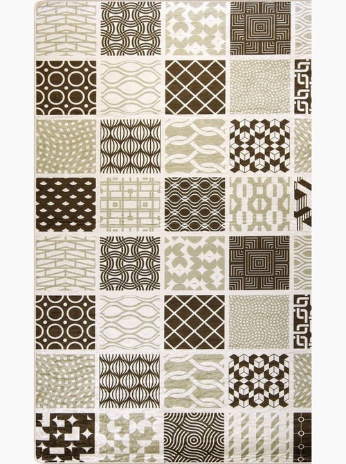 Tapis de Cuisine Carreaux de Ciment - Kiabi