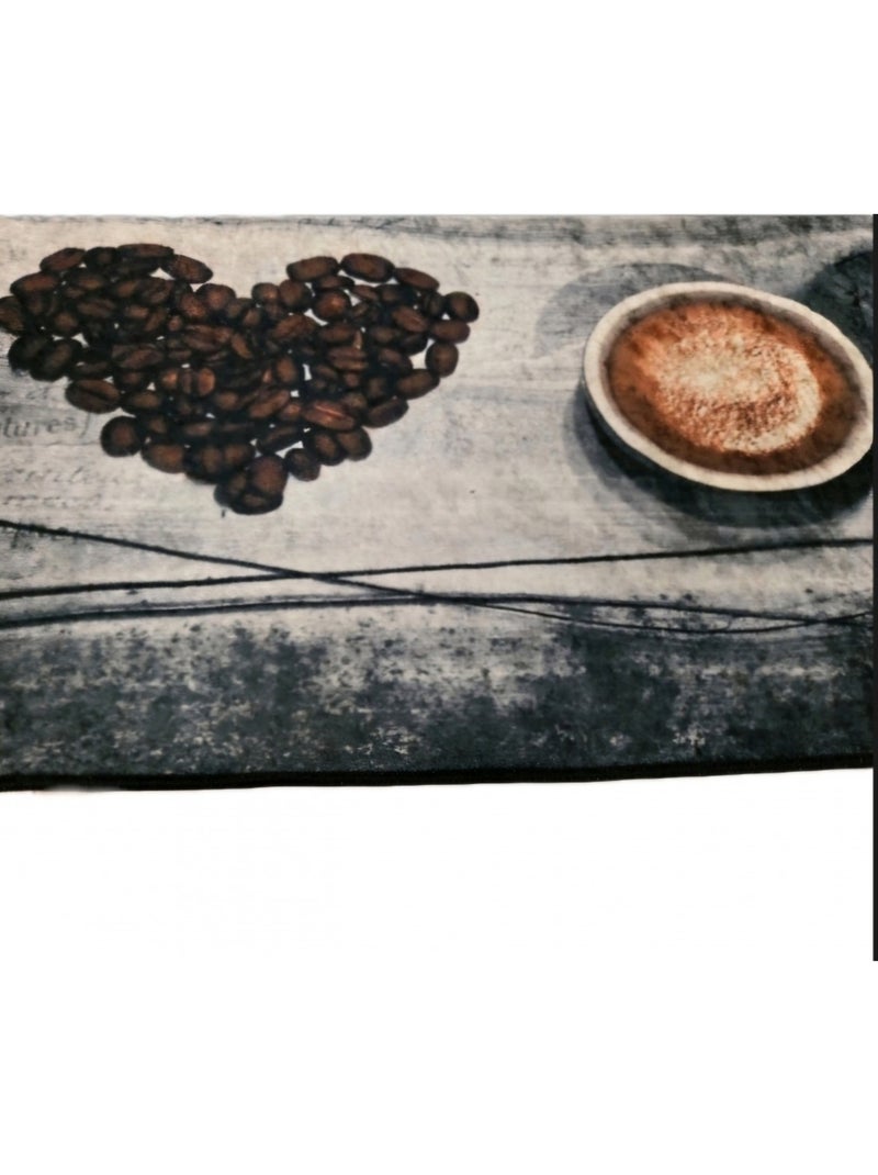 Tapis de cuisine COFFEE Gris - Kiabi