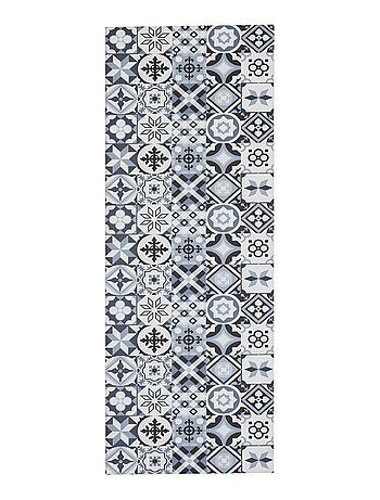 Tapis de cuisine en PVC motif floral PVC KIT