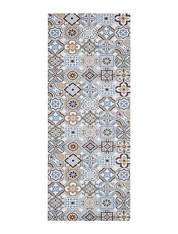Tapis de cuisine en PVC motif géométrique PKIT